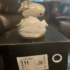 Cape Robbin Kids Silver Shoes